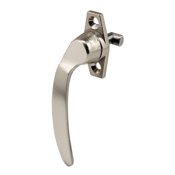 Prime-Line Project-In Locking Handle, Left Hand, 7/16 in. hook, Heavy White Bronze Single Pack H 3606